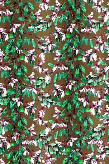 田园风印花华亿平台图片