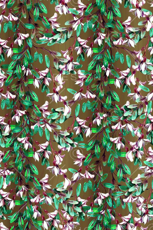 田园风印花华亿平台图片