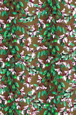 田园风印花华亿平台图片