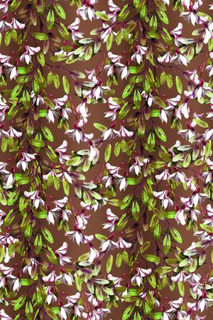 田园风印花华亿平台图片