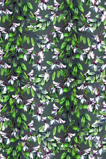 673597-田园水彩藤蔓花卉1-3