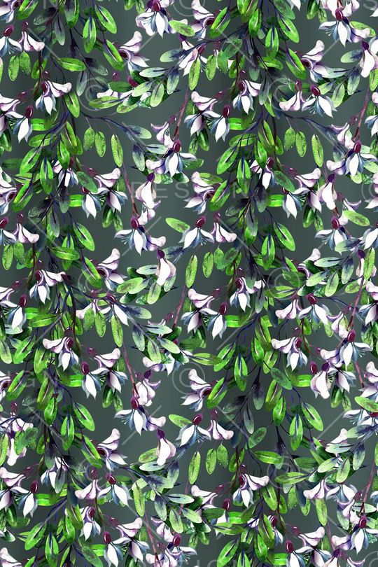 田园风印花华亿平台图片