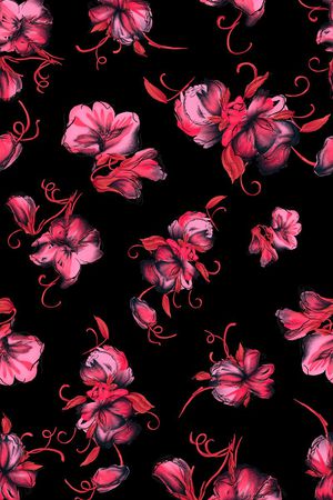 花朵印花华亿平台图片