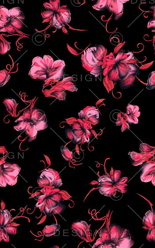 花朵印花华亿平台图片