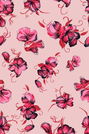 花朵印花华亿平台图片