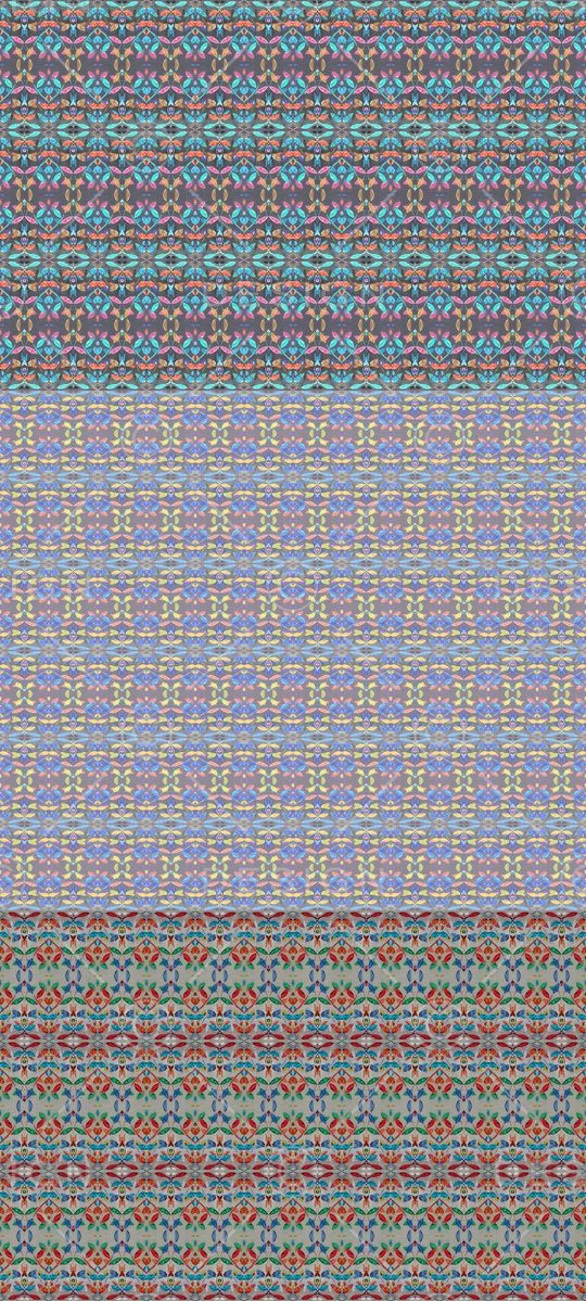 几何炫彩印花华亿平台图片