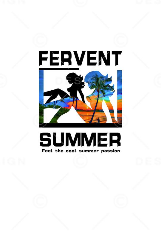 夏日激情印花华亿平台图片