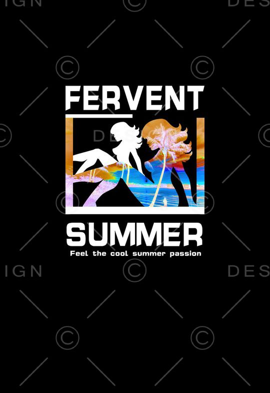 夏日激情印花华亿平台图片