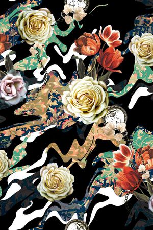 民族风印花华亿平台图片