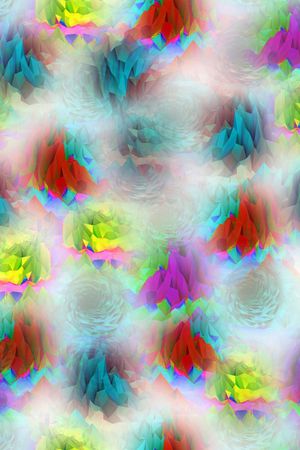 不规则几何印花华亿平台图片