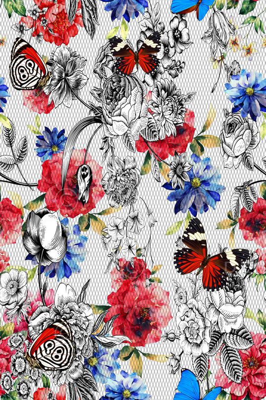 蕾丝印花华亿平台图片