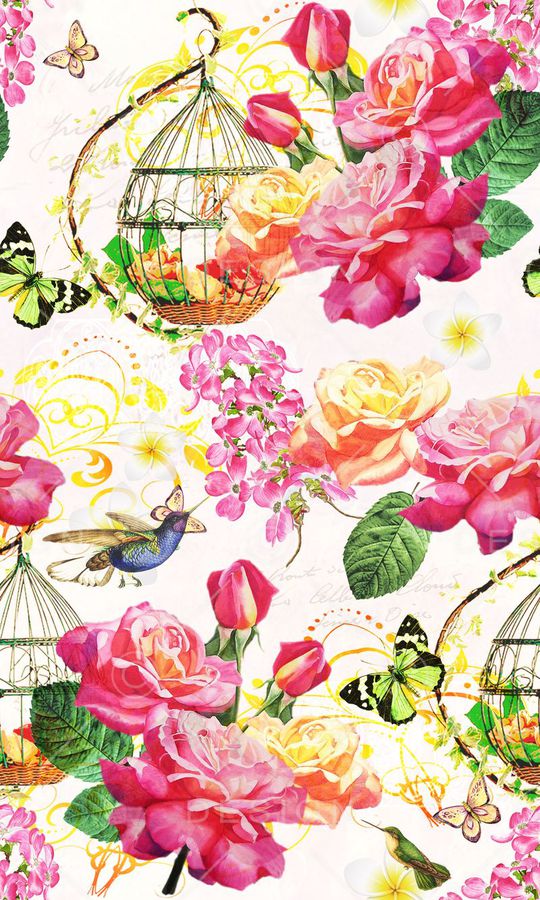 水彩花卉、抽象肌理印花华亿平台图片