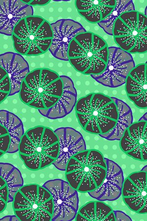 写意简约花卉印花华亿平台图片