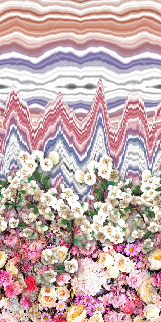 小碎花印花华亿平台图片