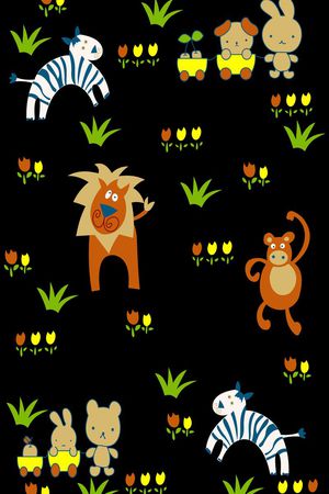 卡通迷彩印花华亿平台图片