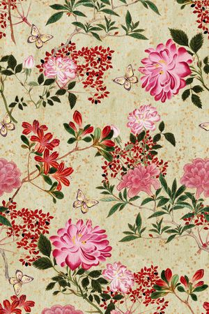 花鸟印花华亿平台图片