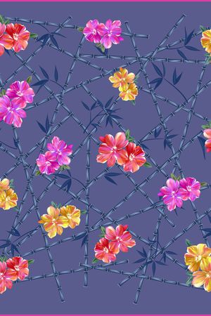 竹子印花华亿平台图片