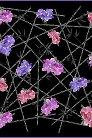 竹子印花华亿平台图片