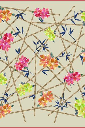 竹子印花华亿平台图片