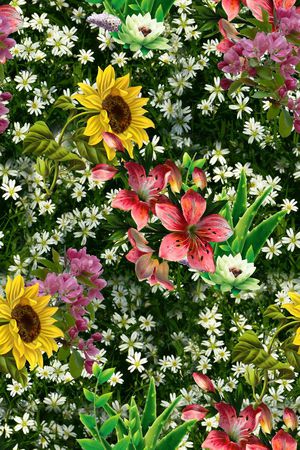 花朵印花华亿平台图片