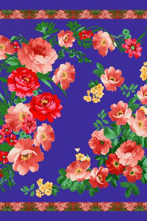 花朵印花华亿平台图片