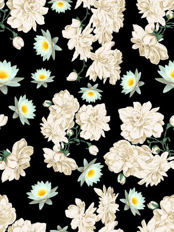 复古印花华亿平台图片