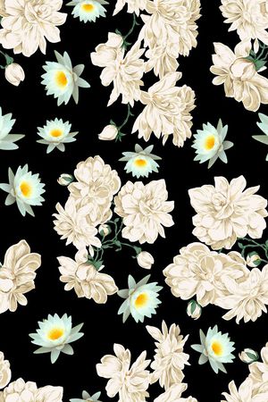 复古印花华亿平台图片