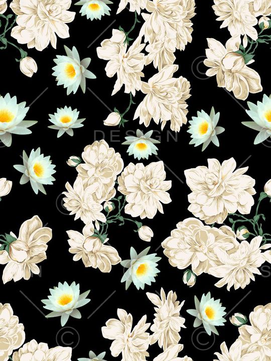 复古印花华亿平台图片