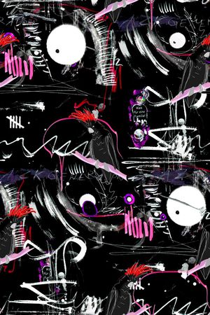 手绘印花华亿平台图片