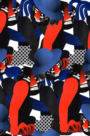 几何印花华亿平台图片