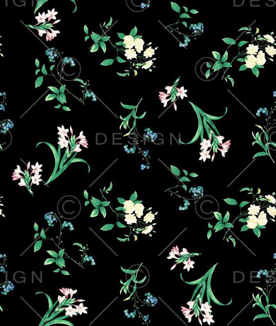 小碎花印花华亿平台图片