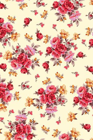 女装睡衣乱花印花华亿平台图片