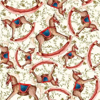 674143-摇摇木马蔓藤