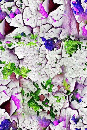 干裂的墙壁印花华亿平台图片