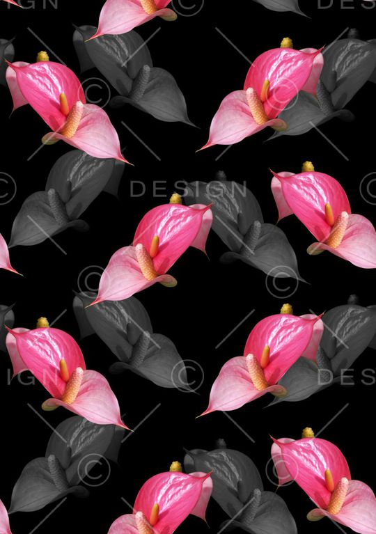 甜美花卉印花华亿平台图片