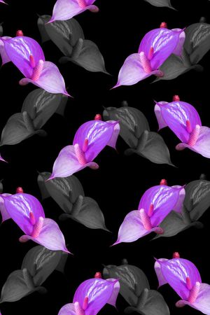 甜美花卉印花华亿平台图片