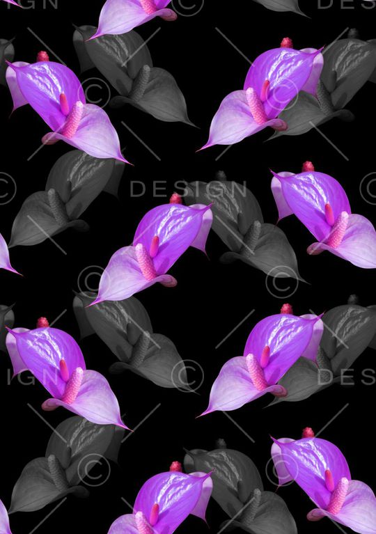 甜美花卉印花华亿平台图片