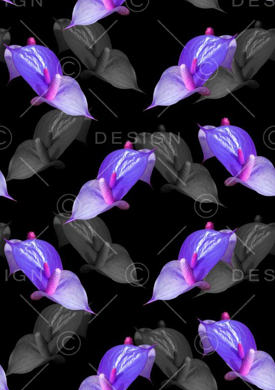 甜美花卉印花华亿平台图片