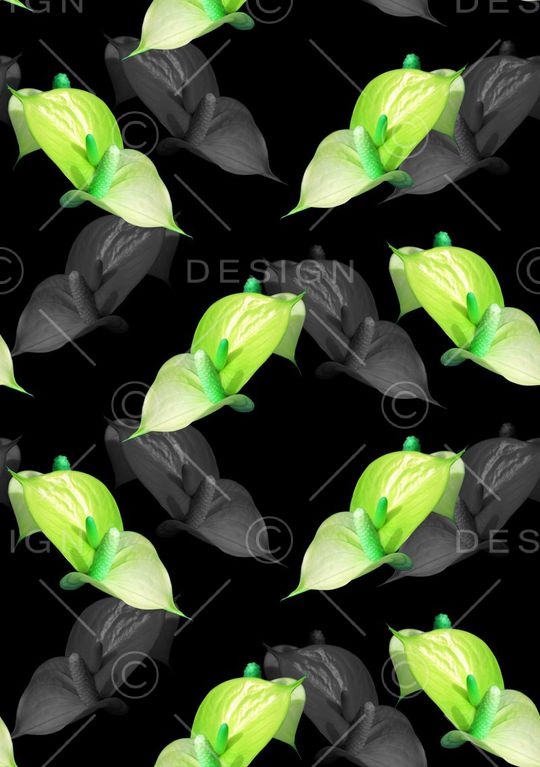 甜美花卉印花华亿平台图片