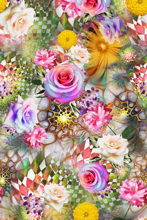 抽象底印花华亿平台图片