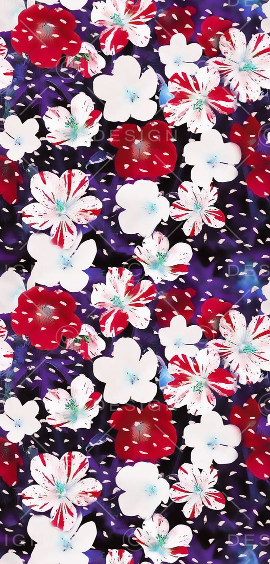 小碎花印花华亿平台图片