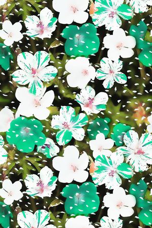 小碎花印花华亿平台图片