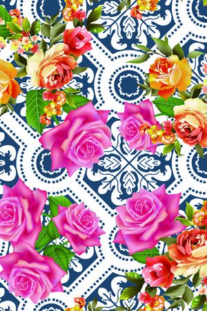 莫妮卡-女装华亿平台印花华亿平台图片