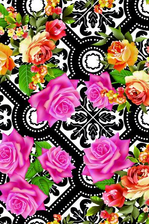 莫妮卡-女装华亿平台印花华亿平台图片