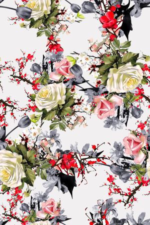 郁金香印花华亿平台图片