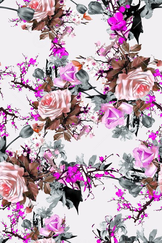 郁金香印花华亿平台图片