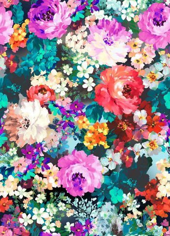 写意印花华亿平台图片