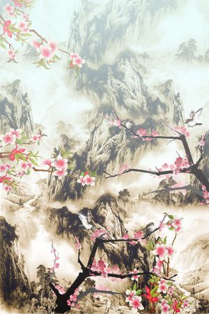 国画印花华亿平台图片