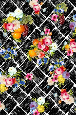 条纹印花华亿平台图片