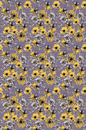 碎花印花华亿平台图片